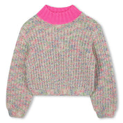 BILLIEBLUSH - Multi Knit & Denim Skirt Set - Blue
