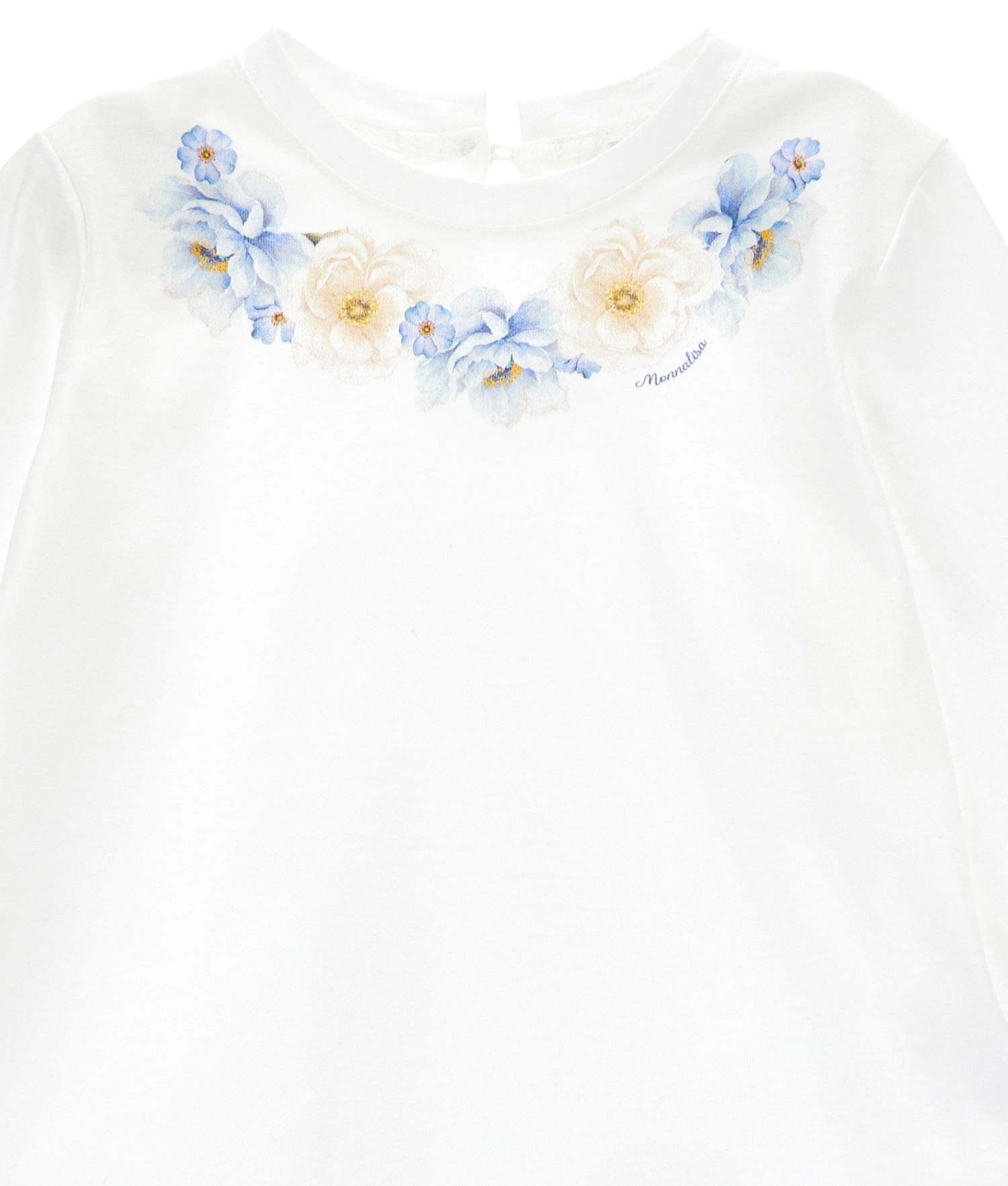 MONNALISA - Bebe Floral Skirt Set - Blue