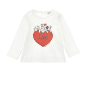 MONNALISA - Dalmatian Top &  Skirt Set - Red
