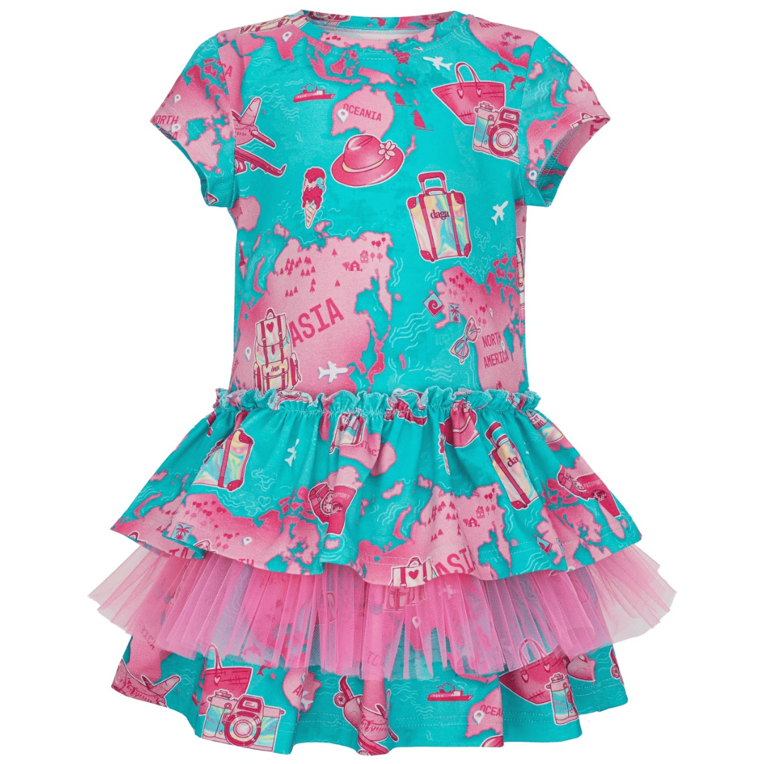 Daga -Sugar Trip Tulle Dress - Pink