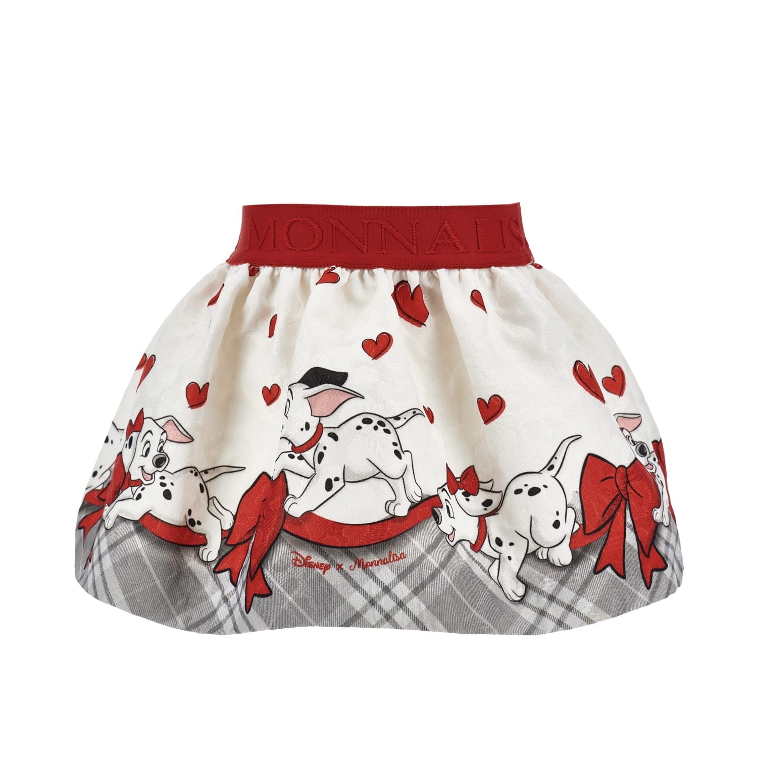 MONNALISA - Dalmatian Top &  Skirt Set - Red