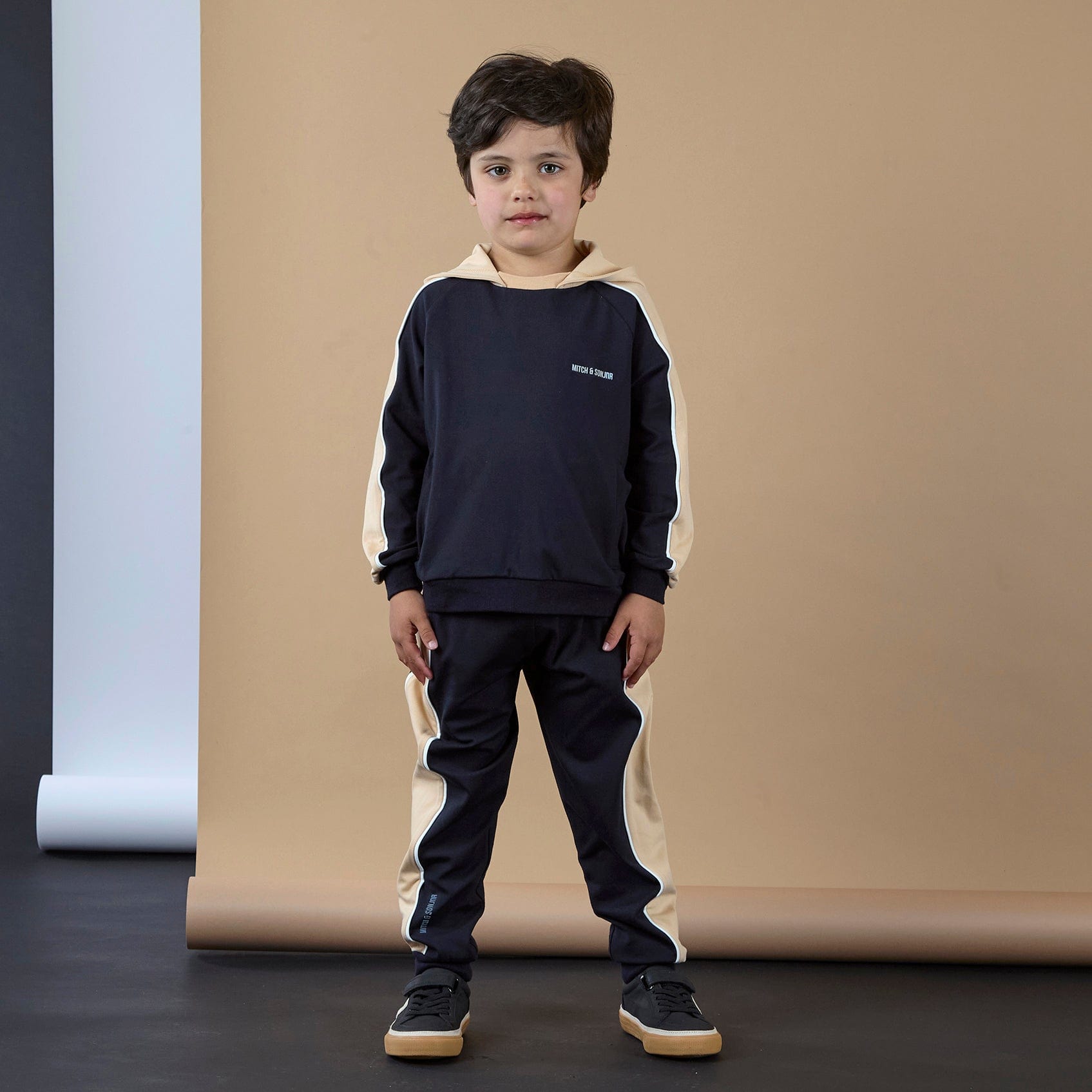 MITCH & SON - JNR Lawrence Hoody Tracksuit - Black