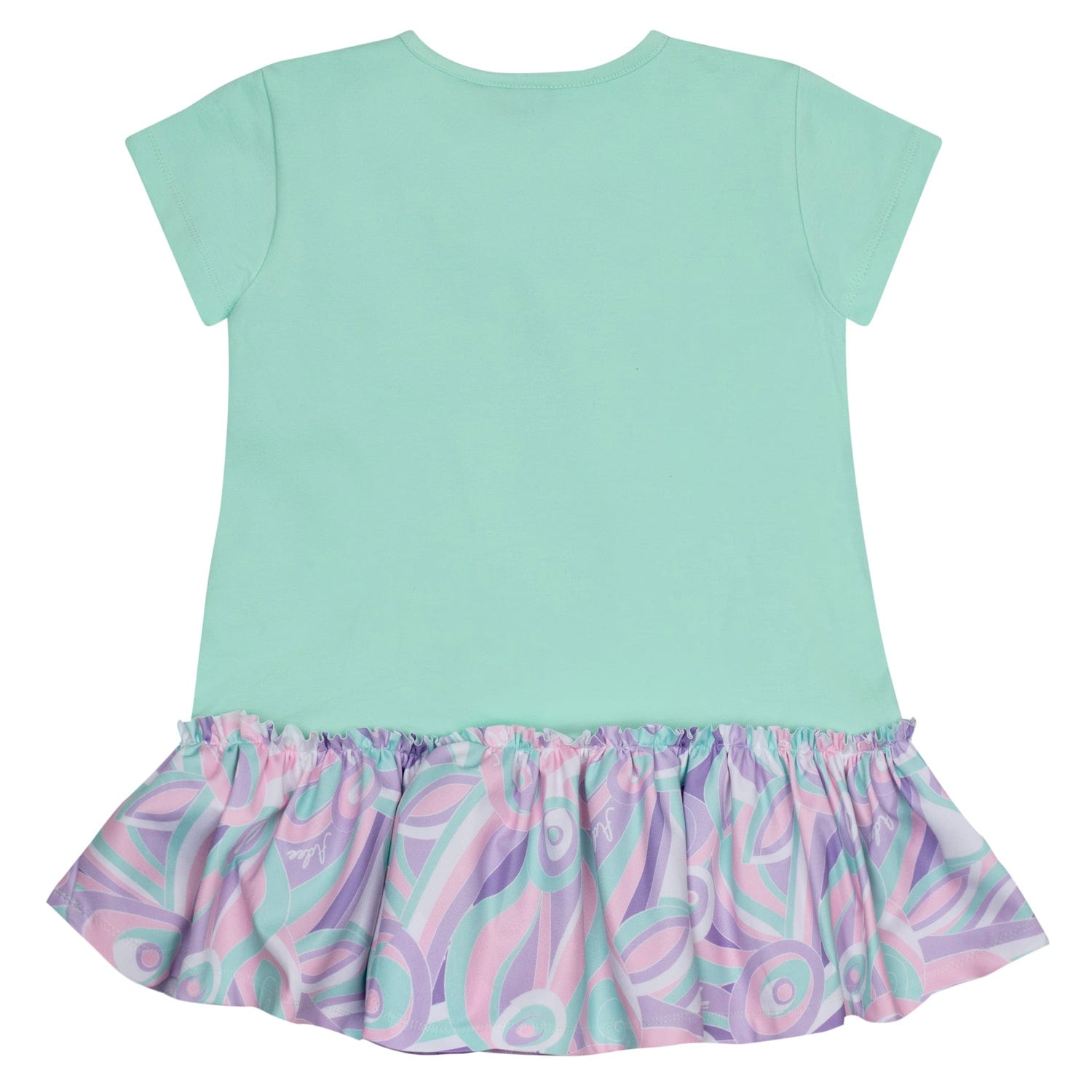 A DEE - Norah Popping Pastels Bow Sweat Dress - Mint
