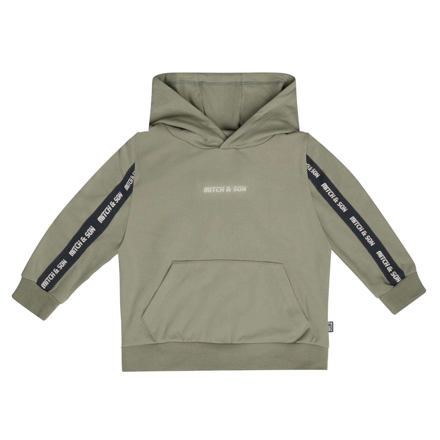 MITCH & SON - Carson Hoodie Tracksuit With Tape Detail - Khaki