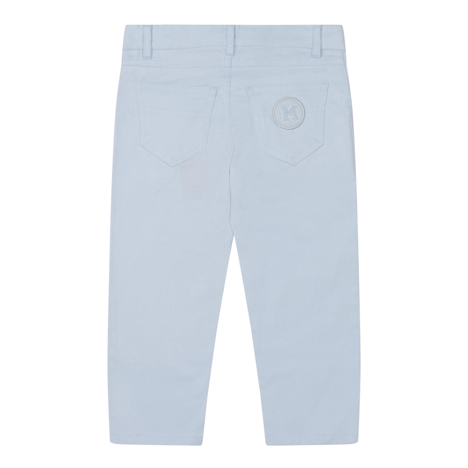 MITCH & SON - Andre & Arden Knitted Polo Top & Trouser Set - Pale Blue