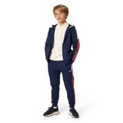 BOSS - Colour Block Three Piece Zip Hoodie Tracksuit Set  -  Navy
