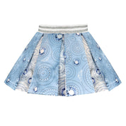 A DEE - A Dee On Ice Phillis Diamond Print Skirt Set - Iced Blue