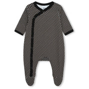 HUGO BOSS - Logo Babygrow  & Hat Set -  Black