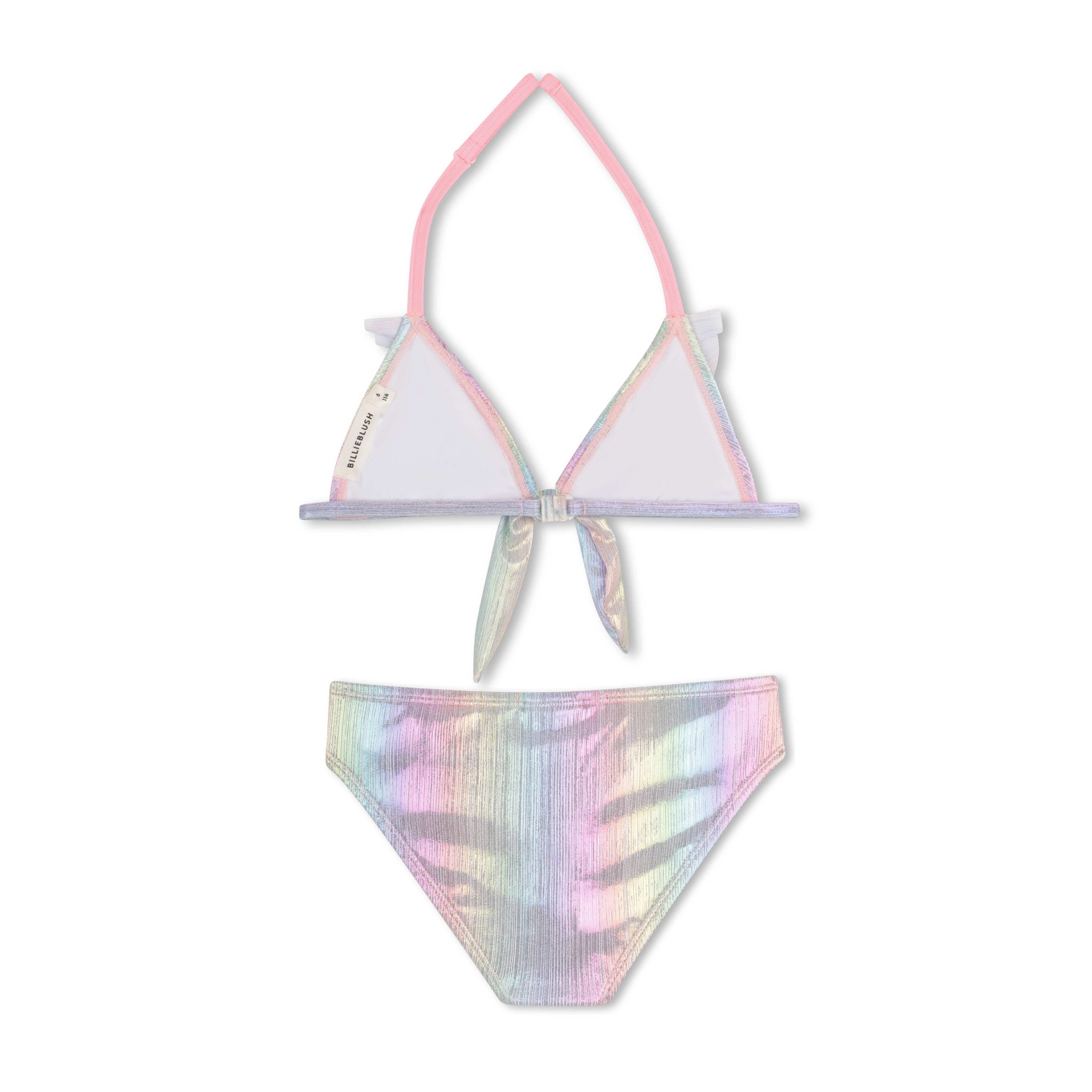 BILLIEBLUSH - Rainbow Three Piece Bikini Set - Pastel