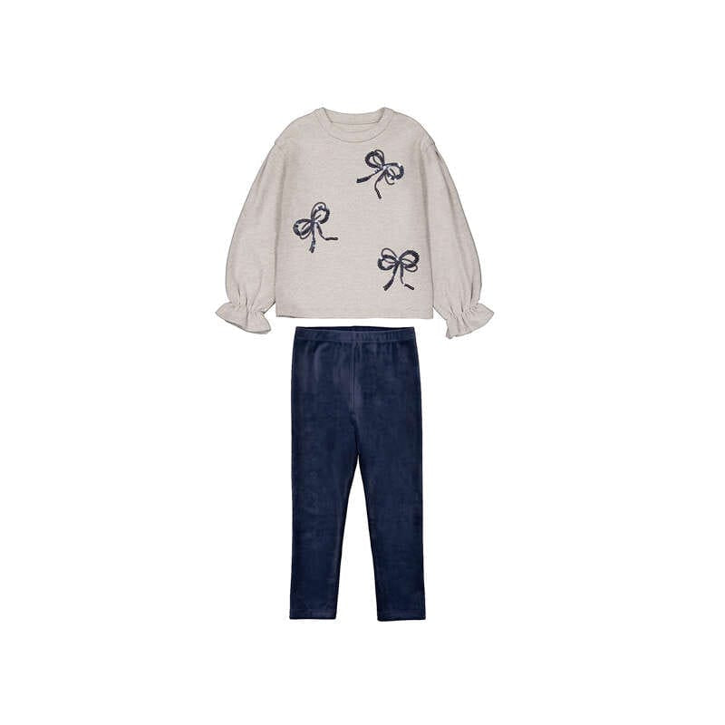 MAYORAL - Bow Legging Set - Blue