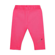 LITTLE A - Cutie Frutti Phoebe Cherry Legging Set - White