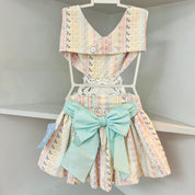 BABINE - Exclusive Cut Out Abstract Dress   - Mint