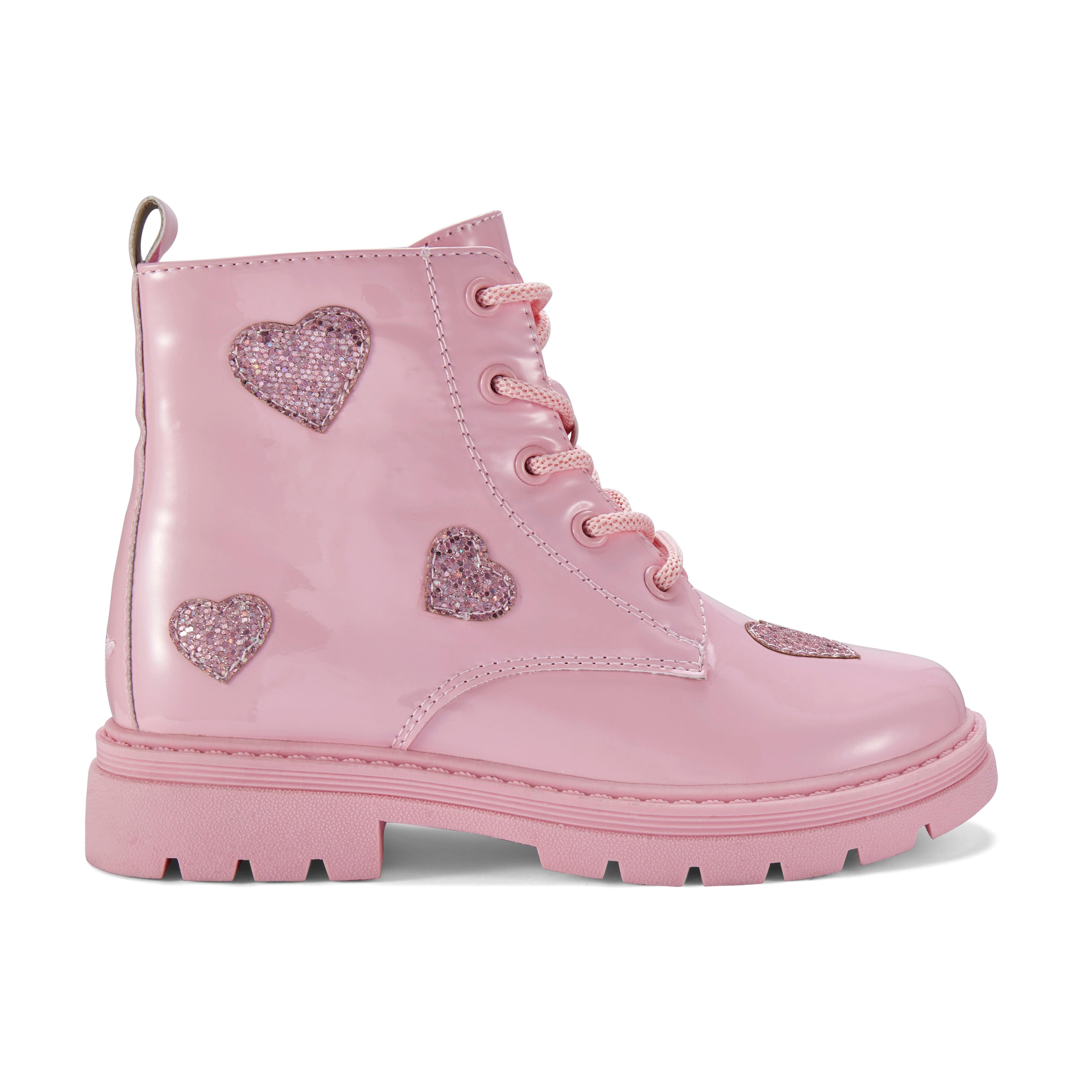A DEE - Love Story Amore Heart Boot - Pink Fairy
