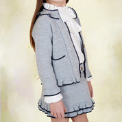 Rahigo - Three Piece Skirt Set  - Grey
