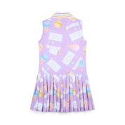 A DEE - Serenity Pastel Parlour Ice Cream Print Tennis Dress - Lilac