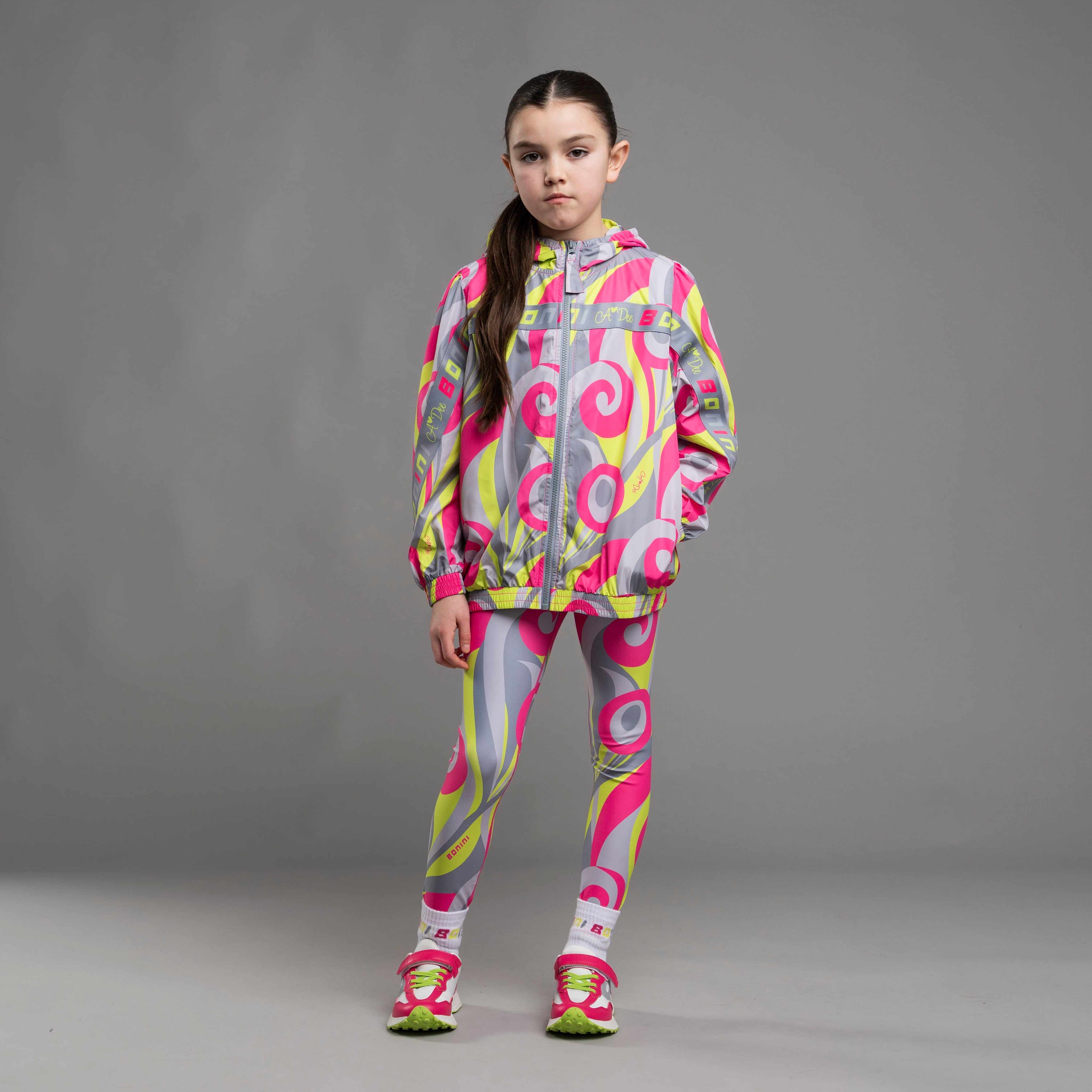 BONINI BY A DEE - Future Printed Tape Jacket - Hot Pink
