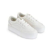 A DEE -  Patty Daisy Dreamer Platform Trainer - Bright White