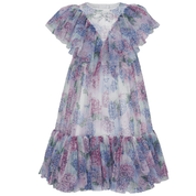 Daga - Pastel Bloom Formal Tulle Dress - Multi