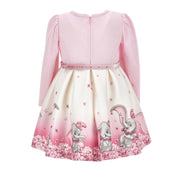 MONNALISA - Dumbo Belted Dress - Pink