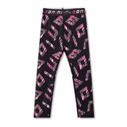 BONINI BY A DEE - Tape Waistband Legging Inspire & Long Sleeve Sports Top Power - Black