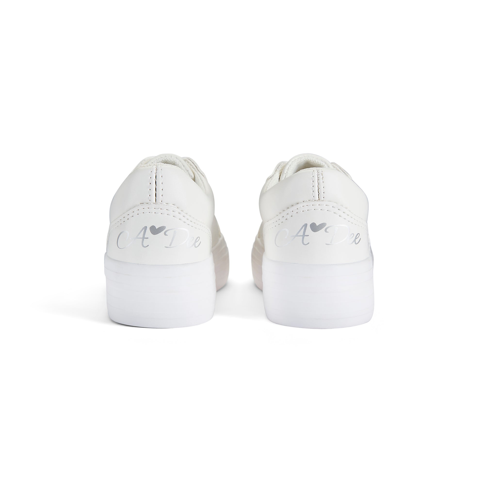 A DEE -  Patty Daisy Dreamer Platform Trainer - Bright White