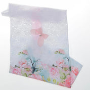 BARCELLINO - Floral Babygrow Blanket, Hairband  & Bib - White