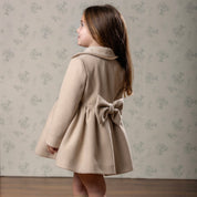 ABUELA TATA - Traditional Bow Coat - Camel
