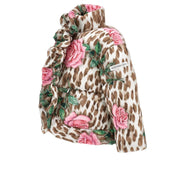 MONNALISA - Rose Puffer Jacket - Pink
