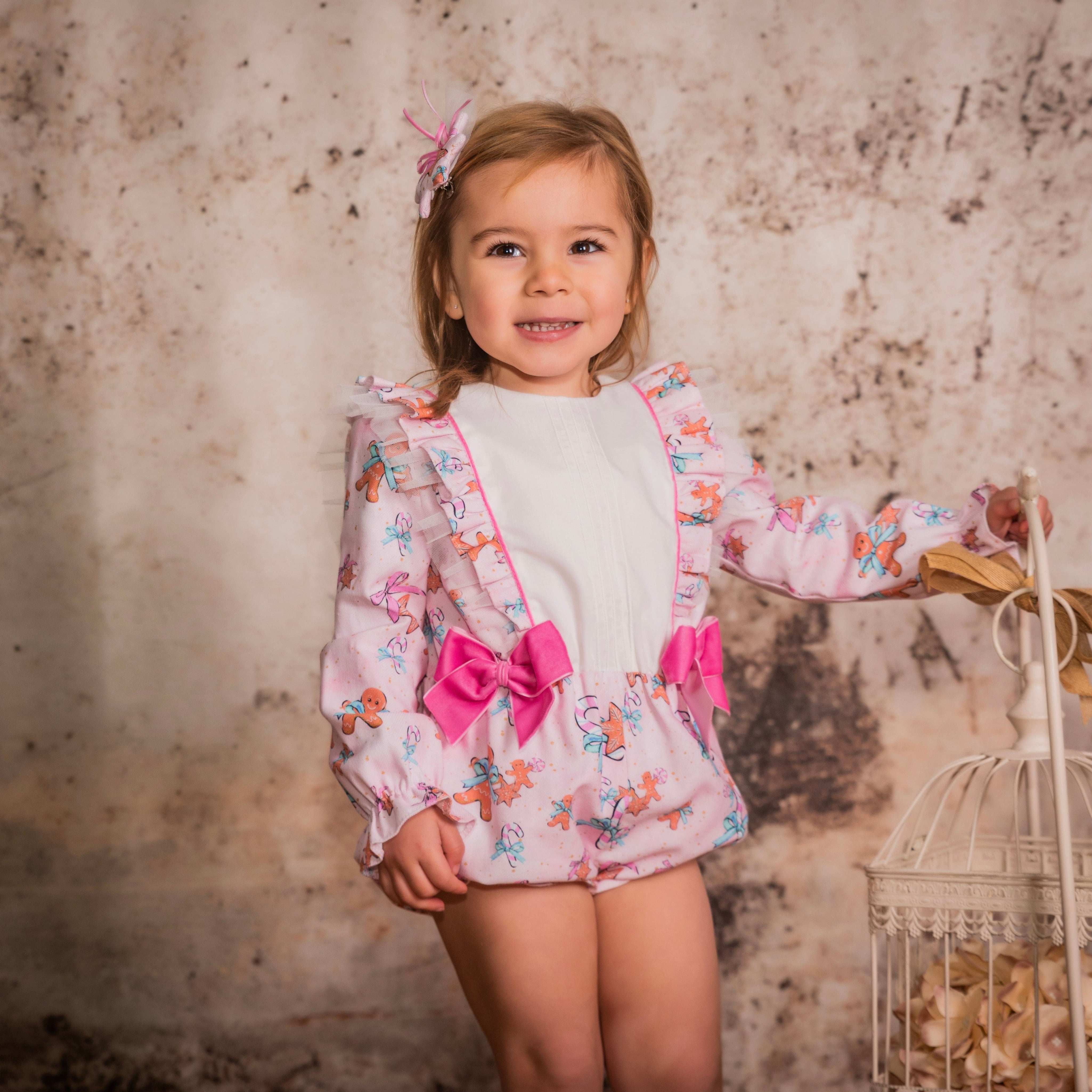 BABINE - Gingerbread Playsuit - Pink