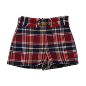 ABEL & LULA - Plaid Jacket & Short Set - Navy