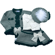 Rahigo - Five Piece Skirt Set  - Green