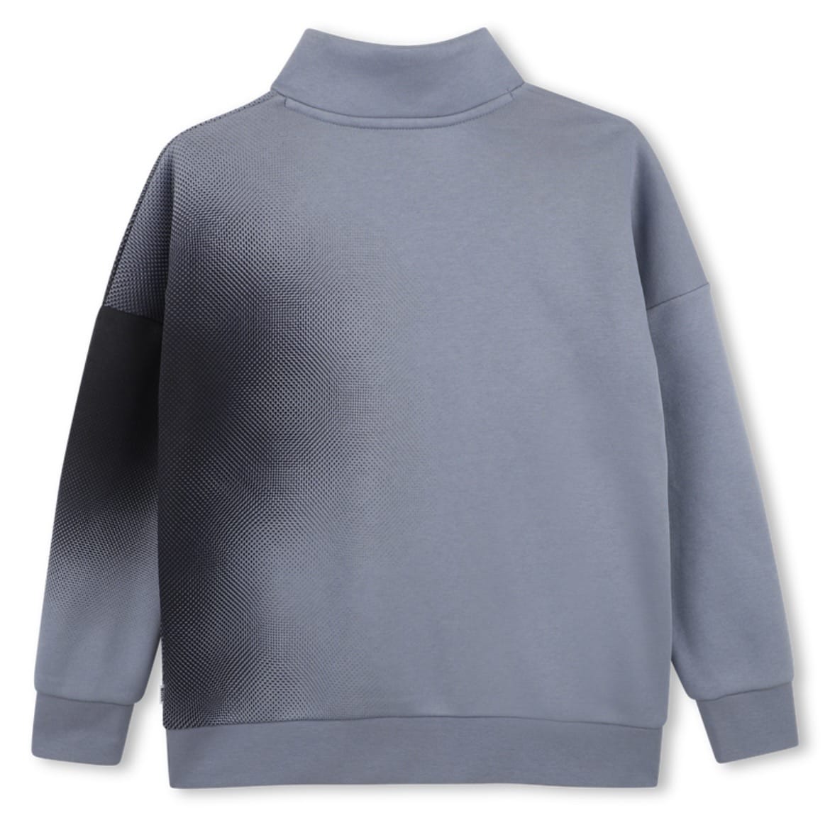 BOSS - Half Zip Sweatshirt  -  Blue