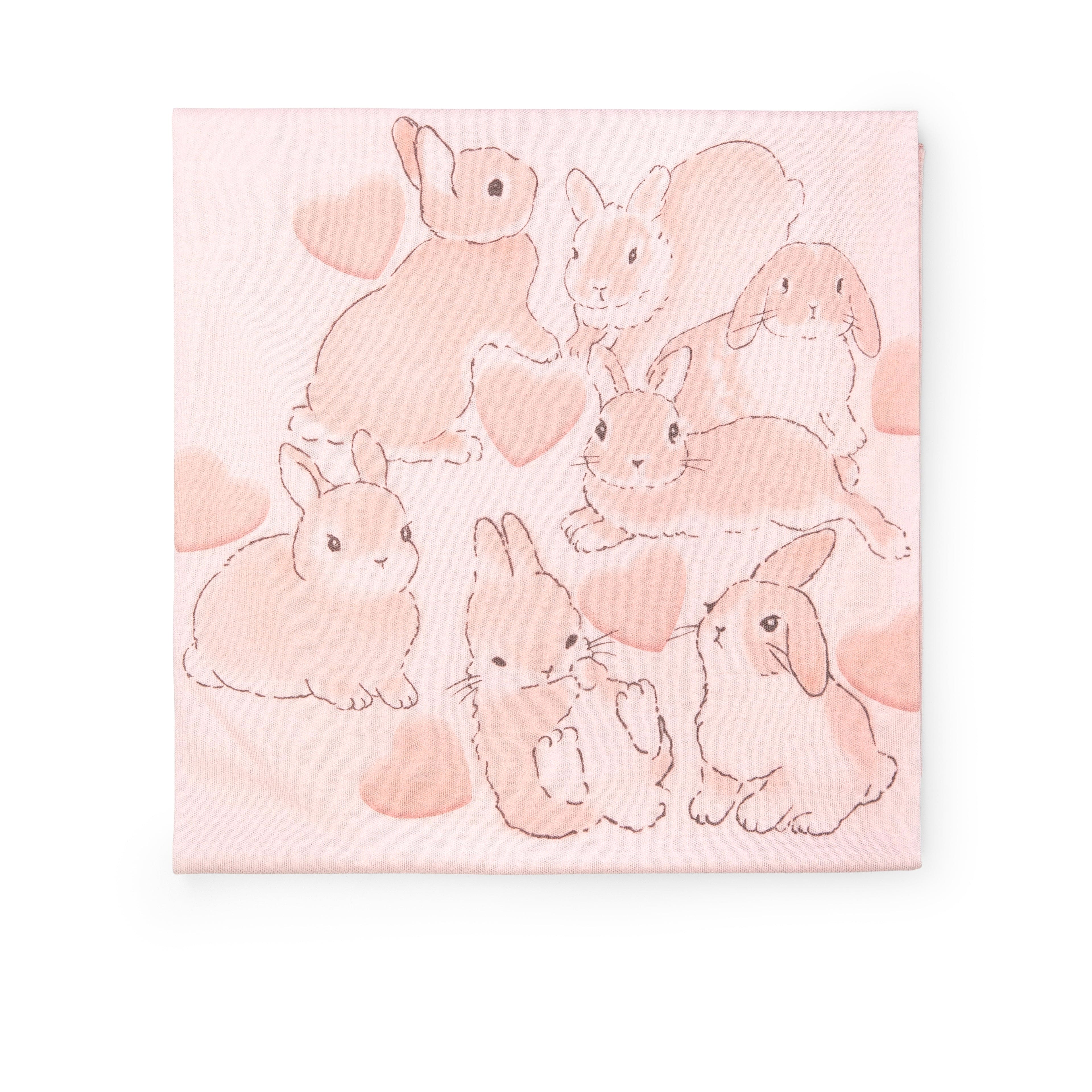 SOFIJA - Bunny Swaddle Blanket - Pink