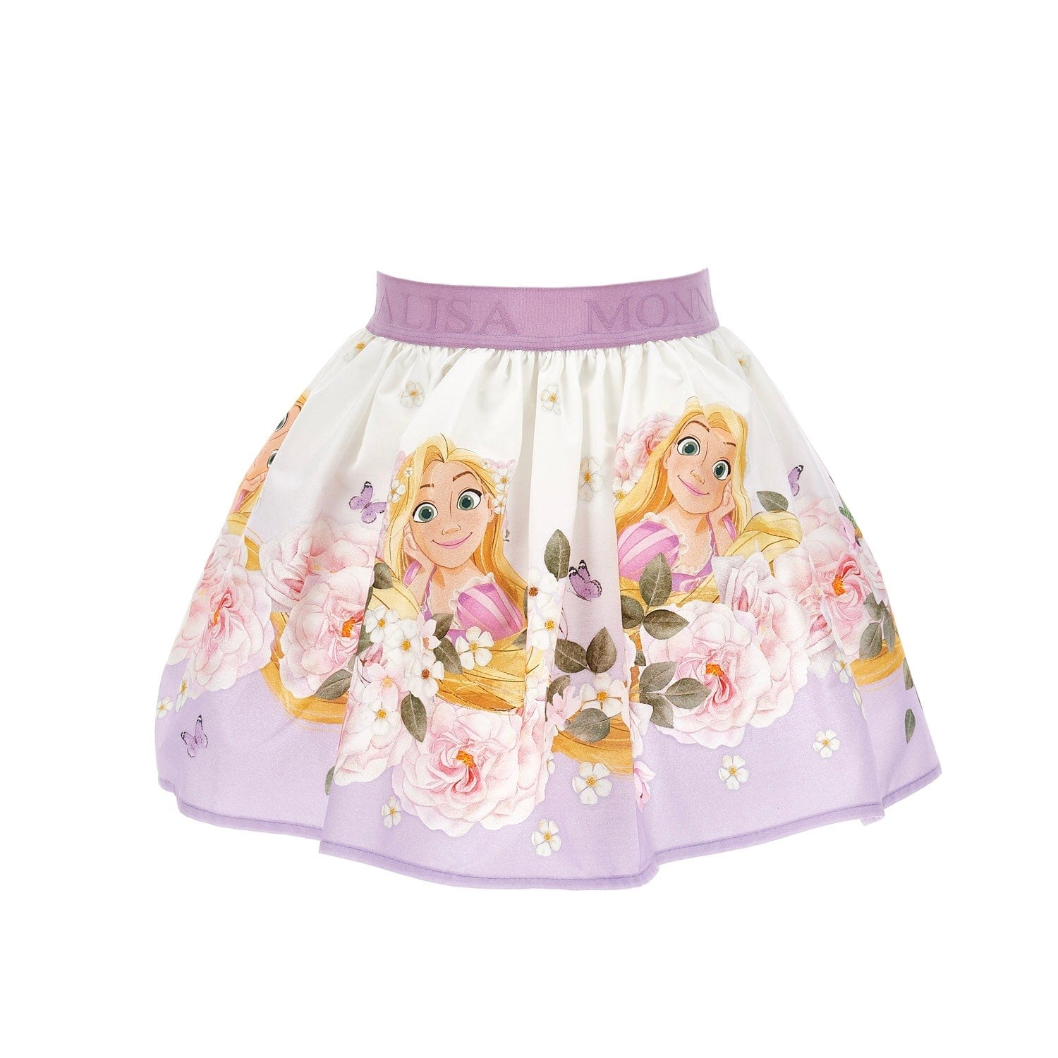 MONNALISA Rapunzel Skirt Set Lilac1