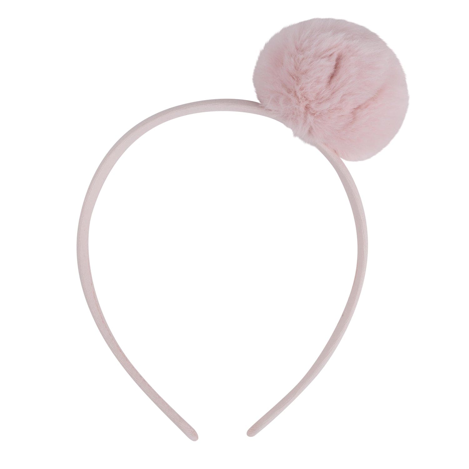 A DEE - Abstract Teddy Sawyer Pom Pom Hairband - Baby Pink