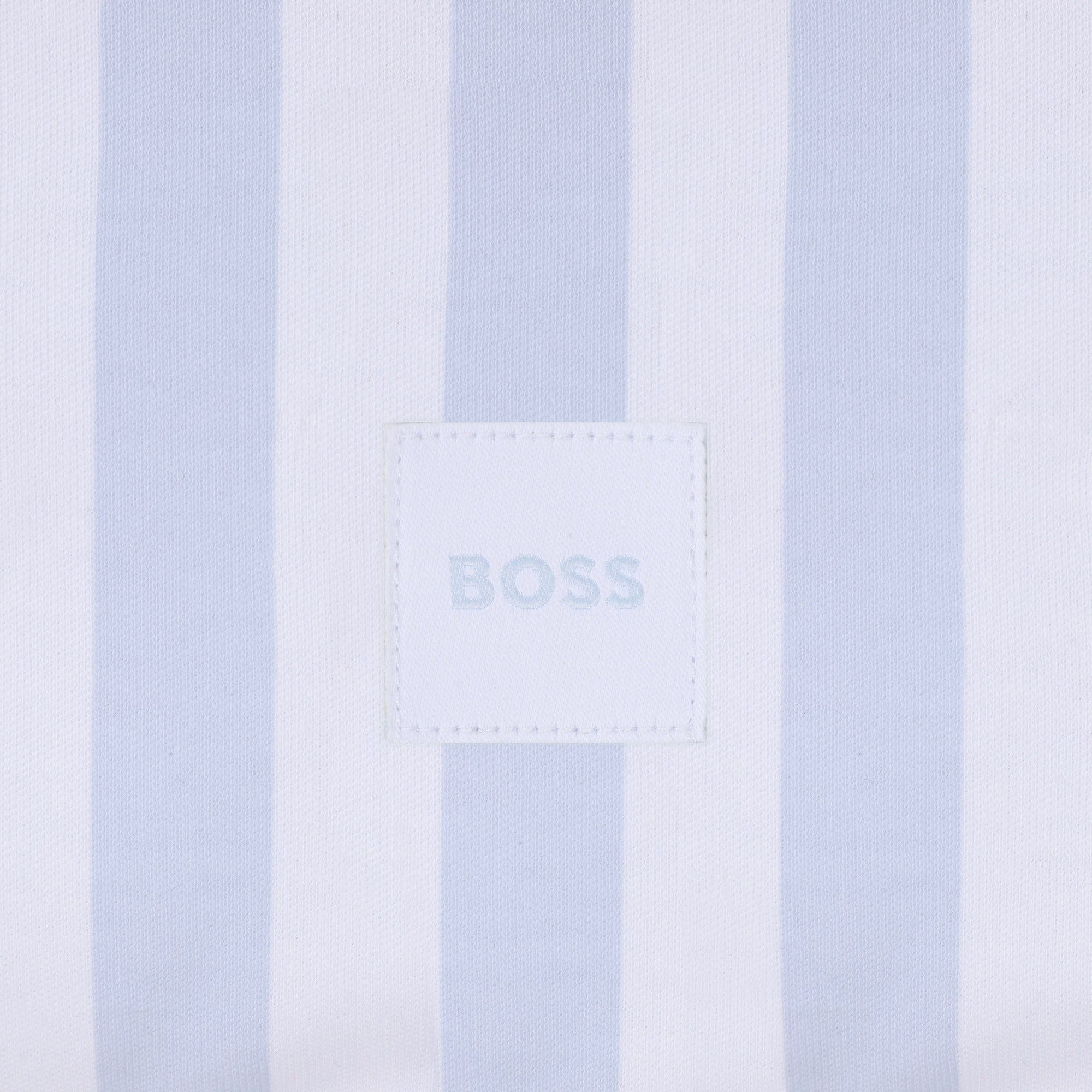 BOSS-Stripe Blanket - Blue