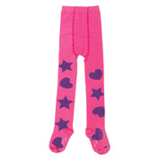 A DEE - Star Love Tamara Hearts & Stars Print Tights - Hot Pink