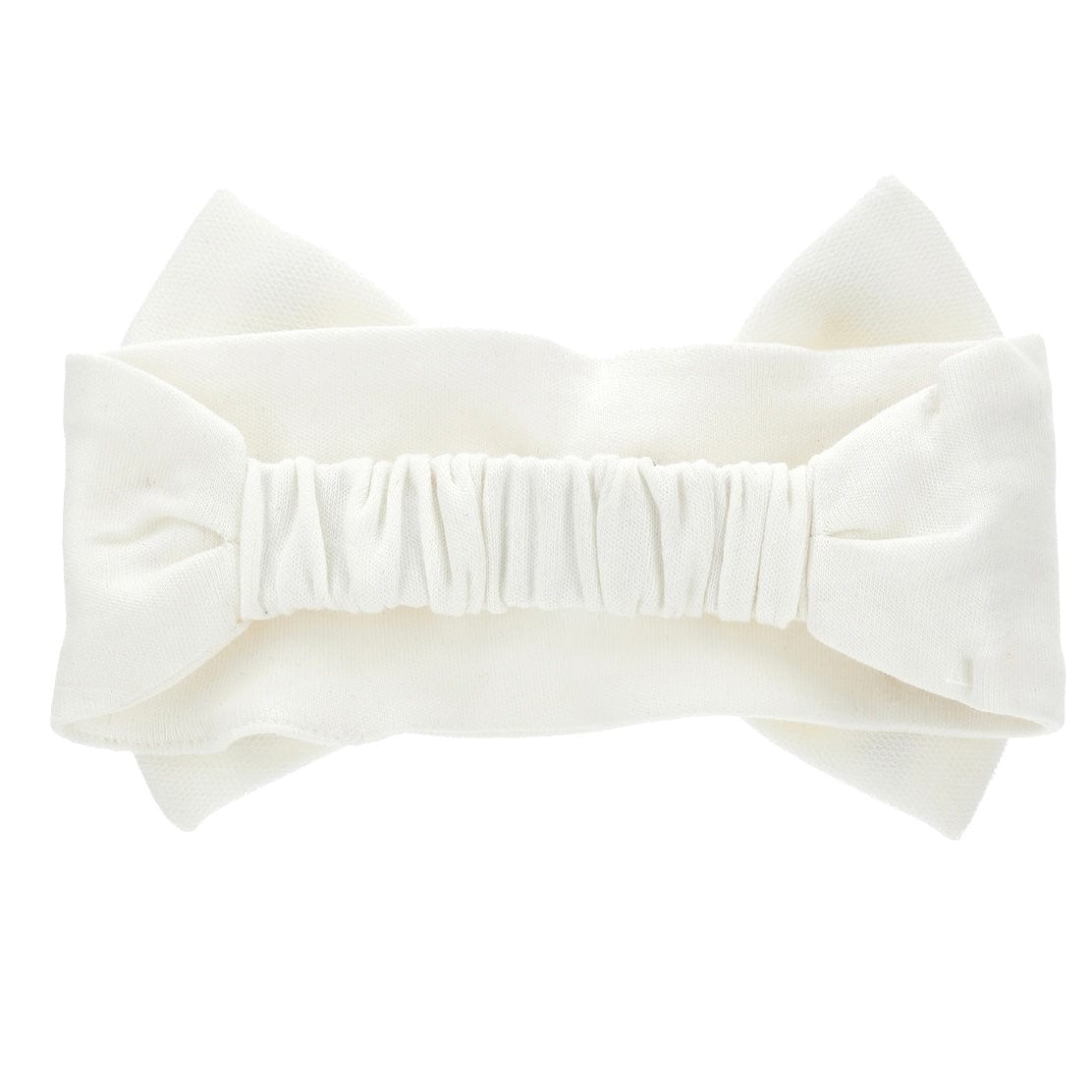 MONNALISA - Rose Bud & Lace Hairband - Ivory