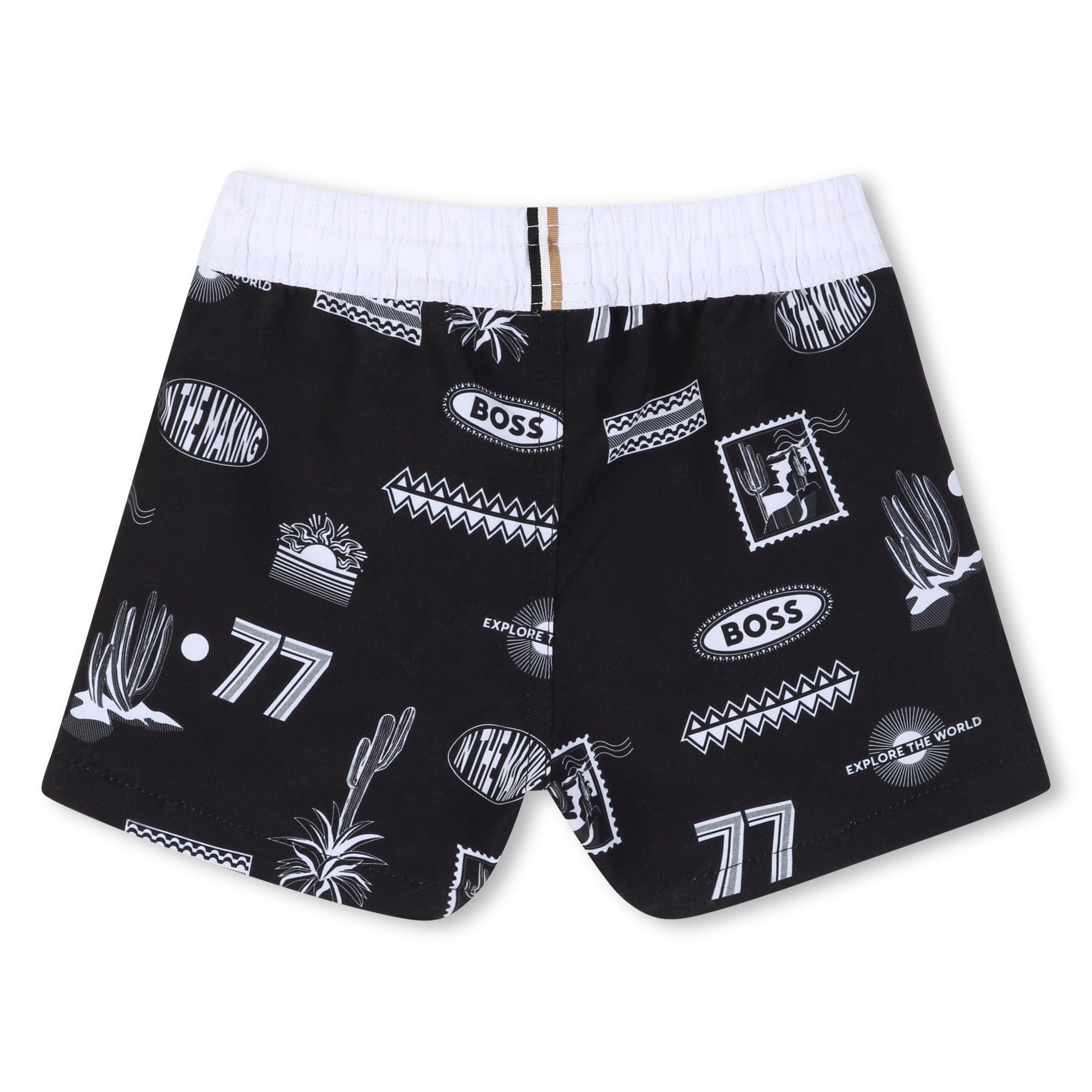 BOSS - Toddler 77 Swim Short Set  - Black