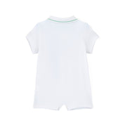 MITCH & SON MINI -  Nash Blue Breeze Romper - White