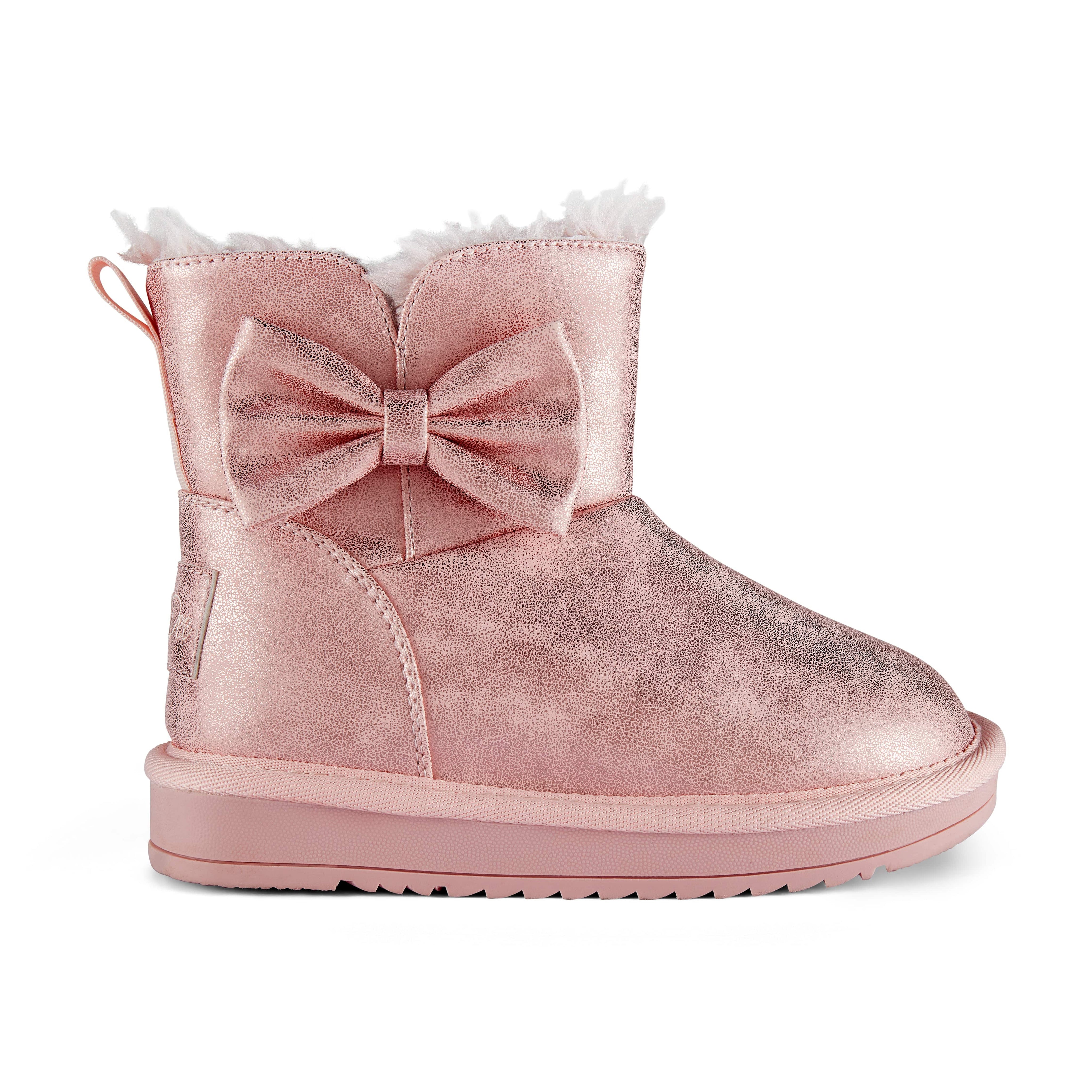 A DEE - Bowitiful Bow Ugg Boot - Pink Fairy