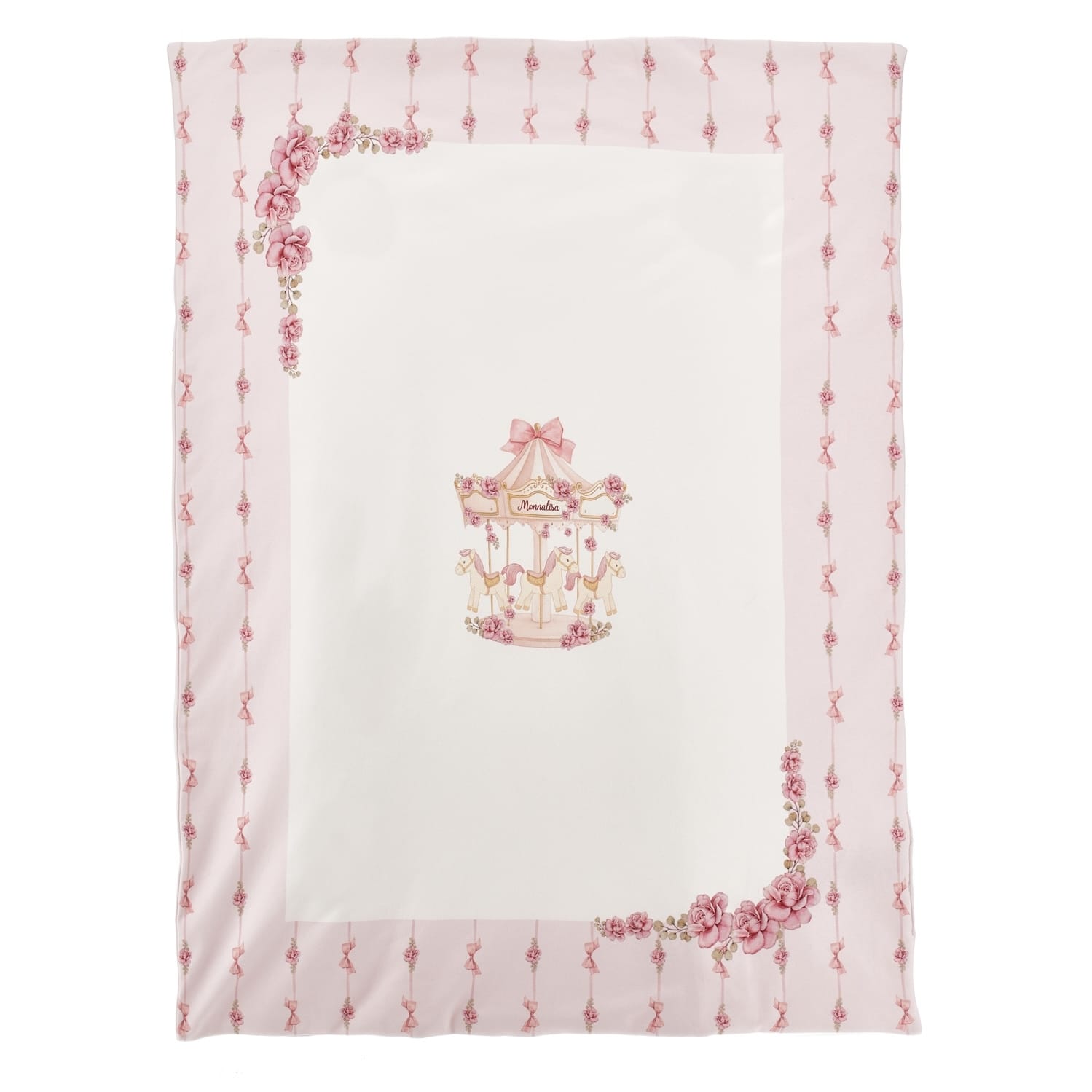 MONNALISA - Carousel Blanket - Pink