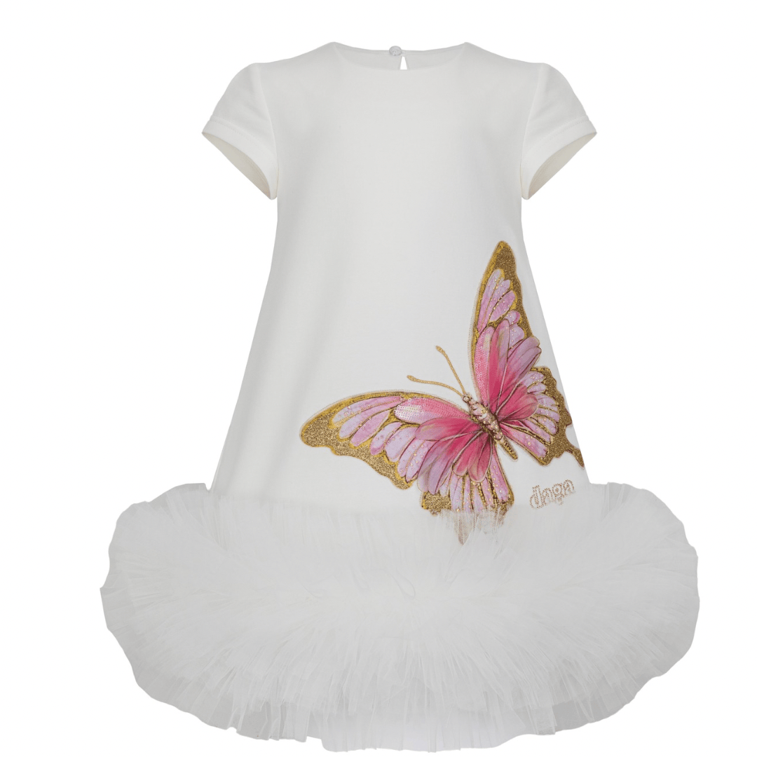 Daga - Twinkle Flight Tutu Dress - White