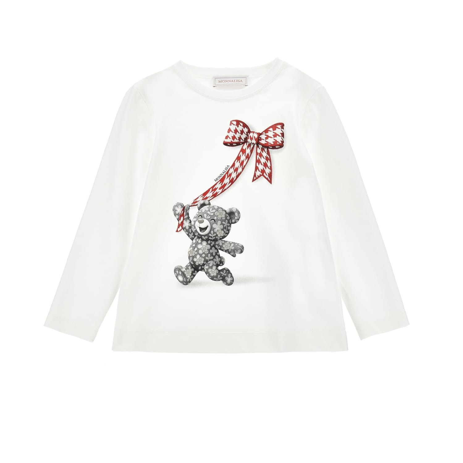 MONNALISA - Teddy Top &  Skirt Set - Red
