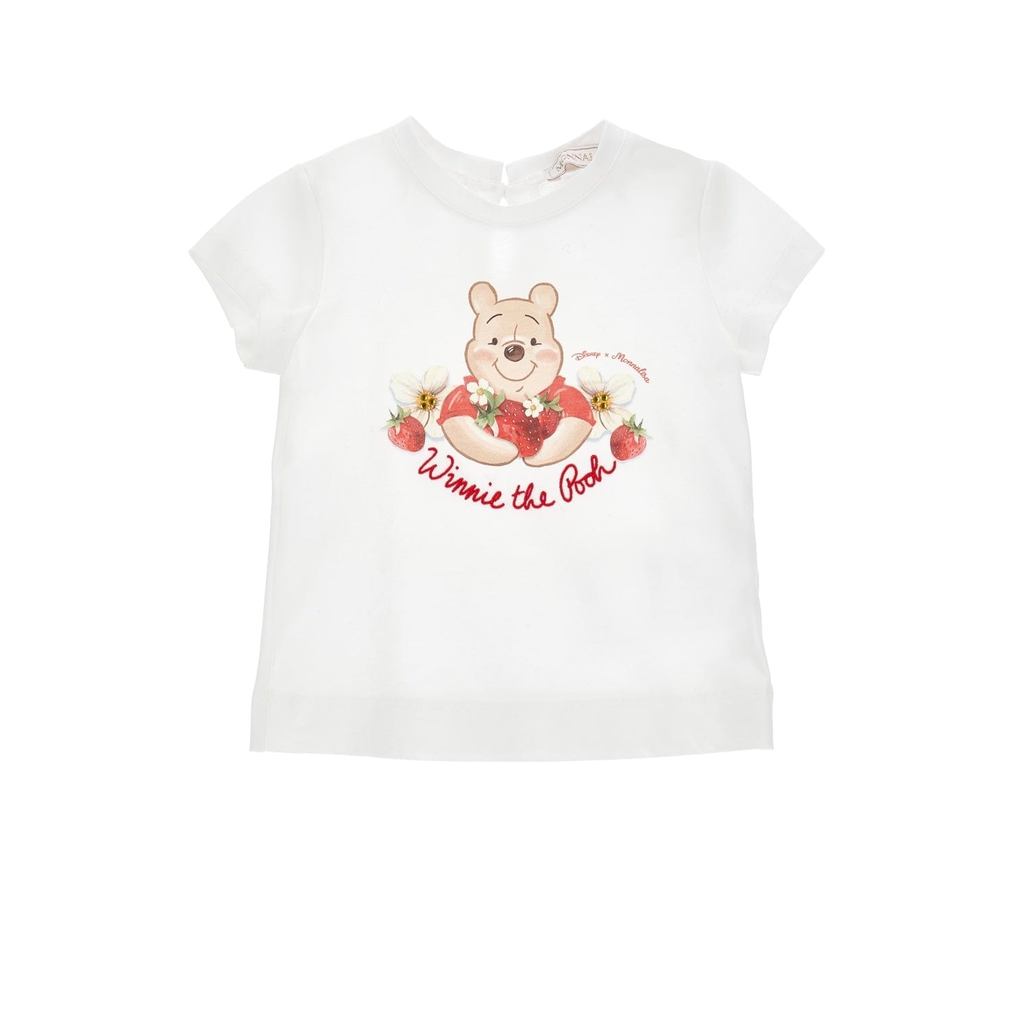 MONNALISA - Winnie The Pooh Bebe Short Set - White