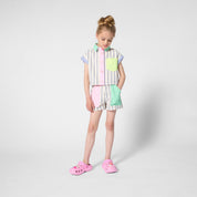 BILLIEBLUSH - Blouse & Short Set - Stripe