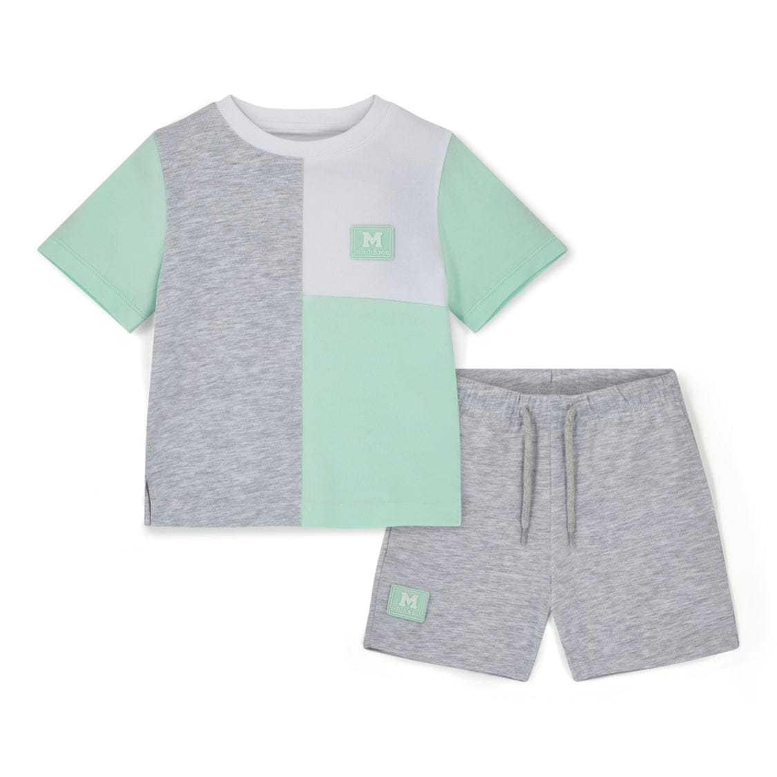 MITCH & SON - Otto Blue Breeze Cut & Sew Soft Set - Miami Mint