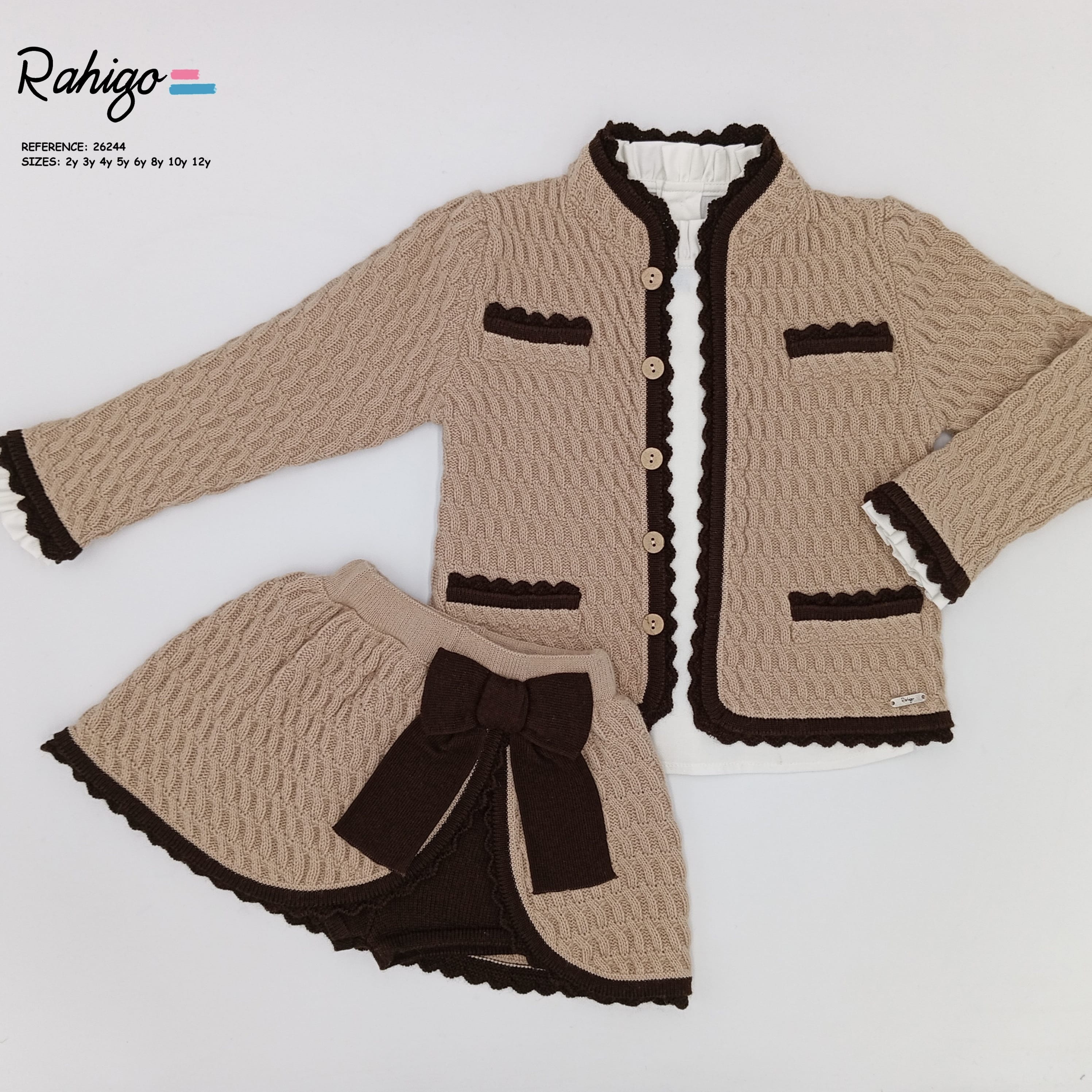 Rahigo - Five Piece Skirt Set  - Camel