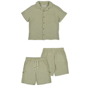 Mayoral - Bambula Short Set - Kahki