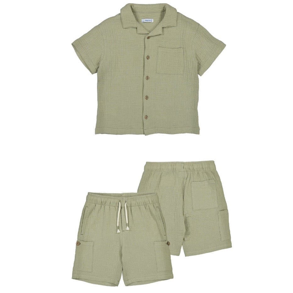 Mayoral - Bambula Short Set - Kahki